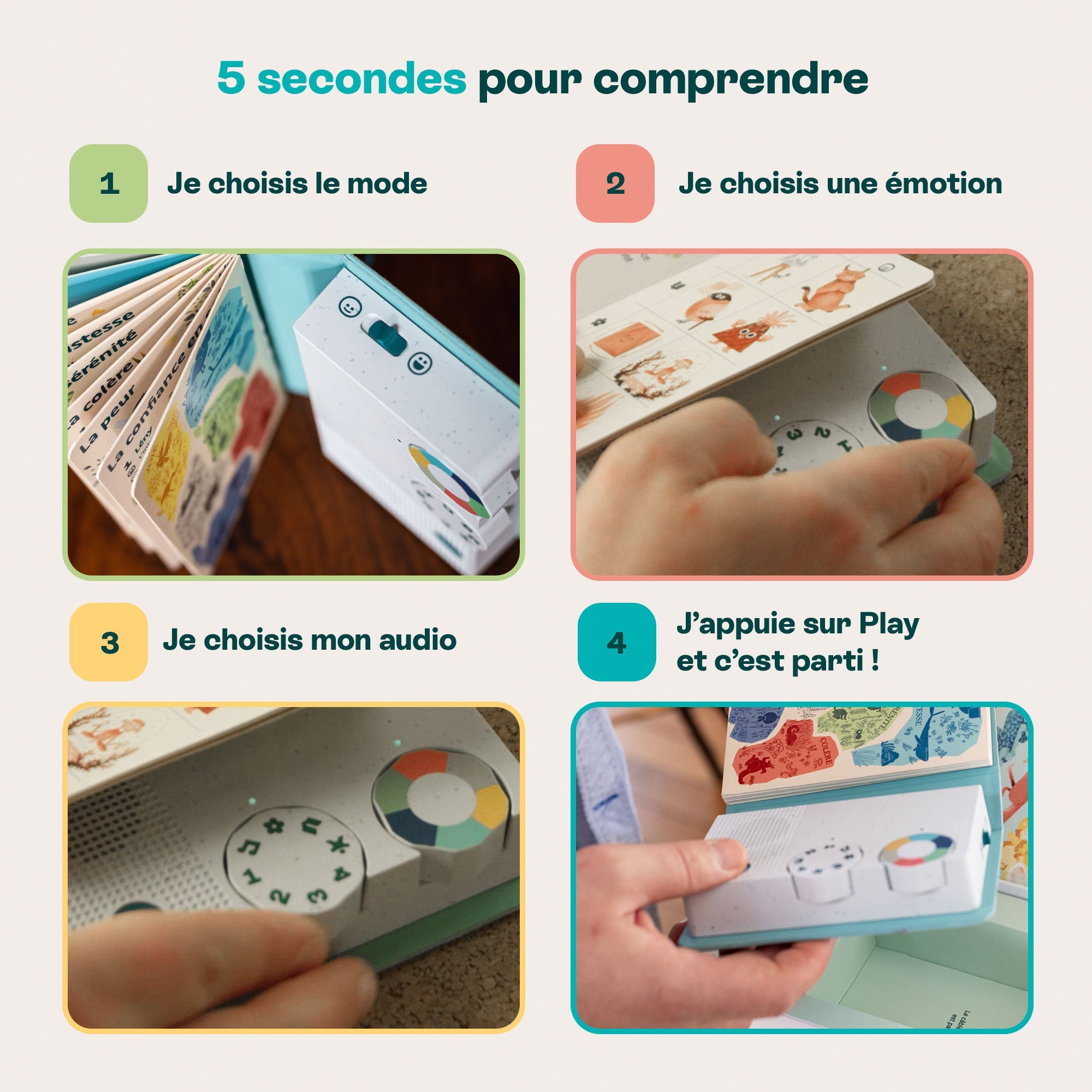 HoomKid | Berättelselåda Barn Sömn & Känslor 3-10 år