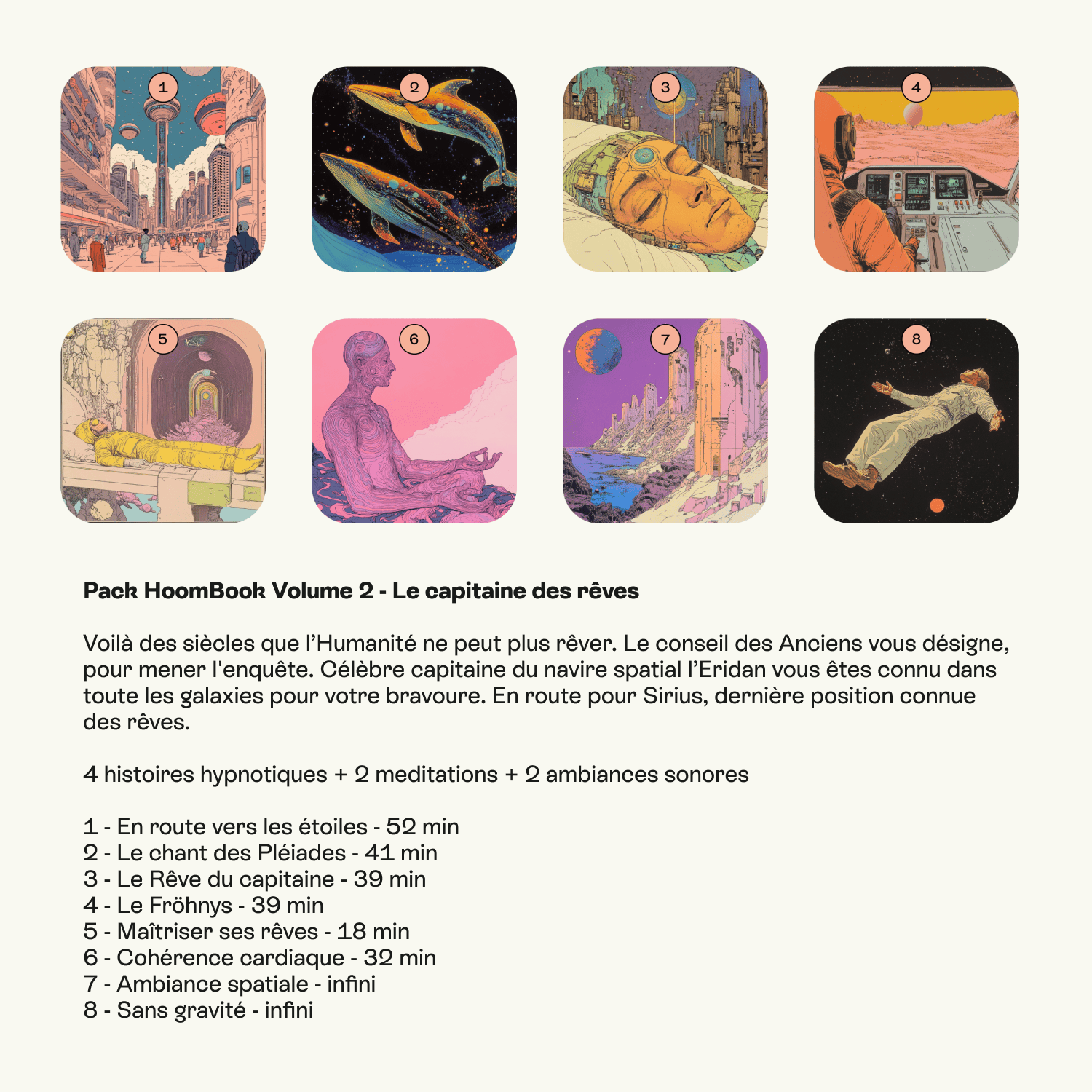 HoomBook Volume 1-6 audio pack by Livlab, featuring multiple stories for the Livlab app in an engaging design.