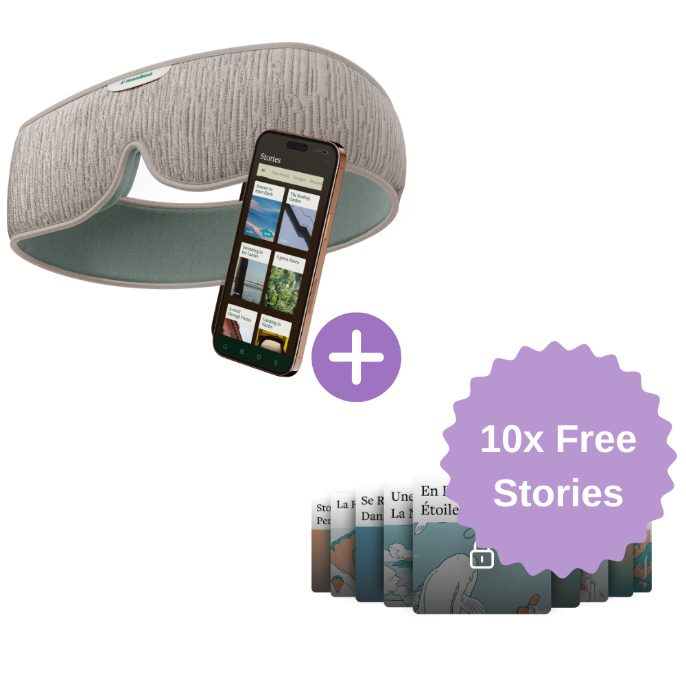 HoomBand Ultimate | Mascarilla de audio para sueño Bluetooth + acceso a la aplicación Livlab