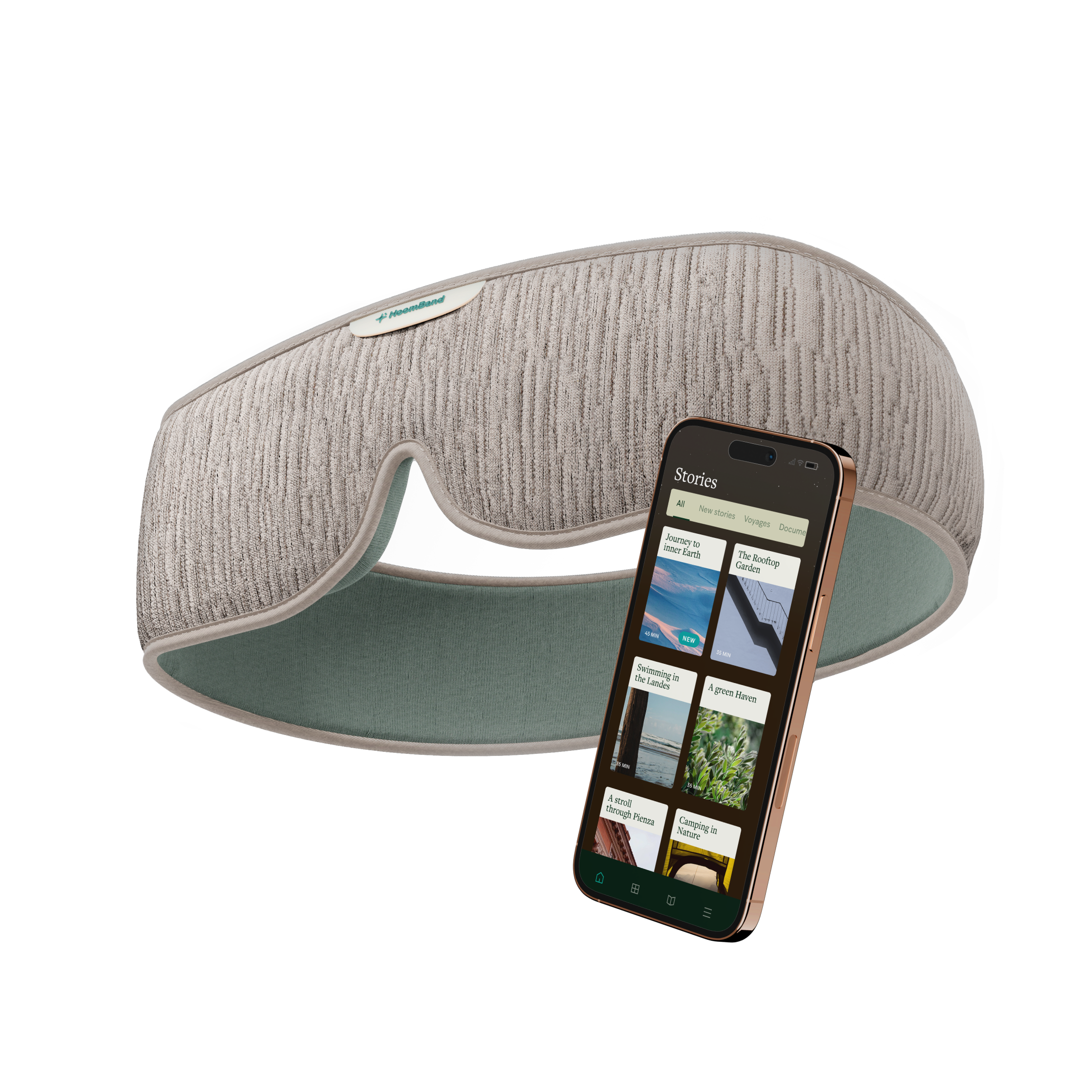 HoomBand Ultimate | Mascarilla de audio para sueño Bluetooth + acceso a la aplicación Livlab