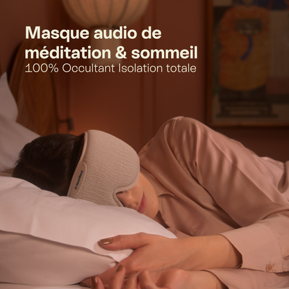 HoomBand Ultimate | Masque audio Sommeil Bluetooth + Accès application Livlab + Pack audio HoomBook tome 1