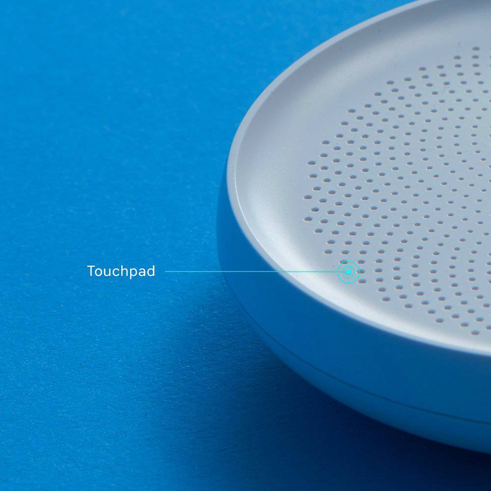 Dodow sleep aid device by LIVLAB, featuring a calming light display for relaxation and improved sleep in 8 minutes.