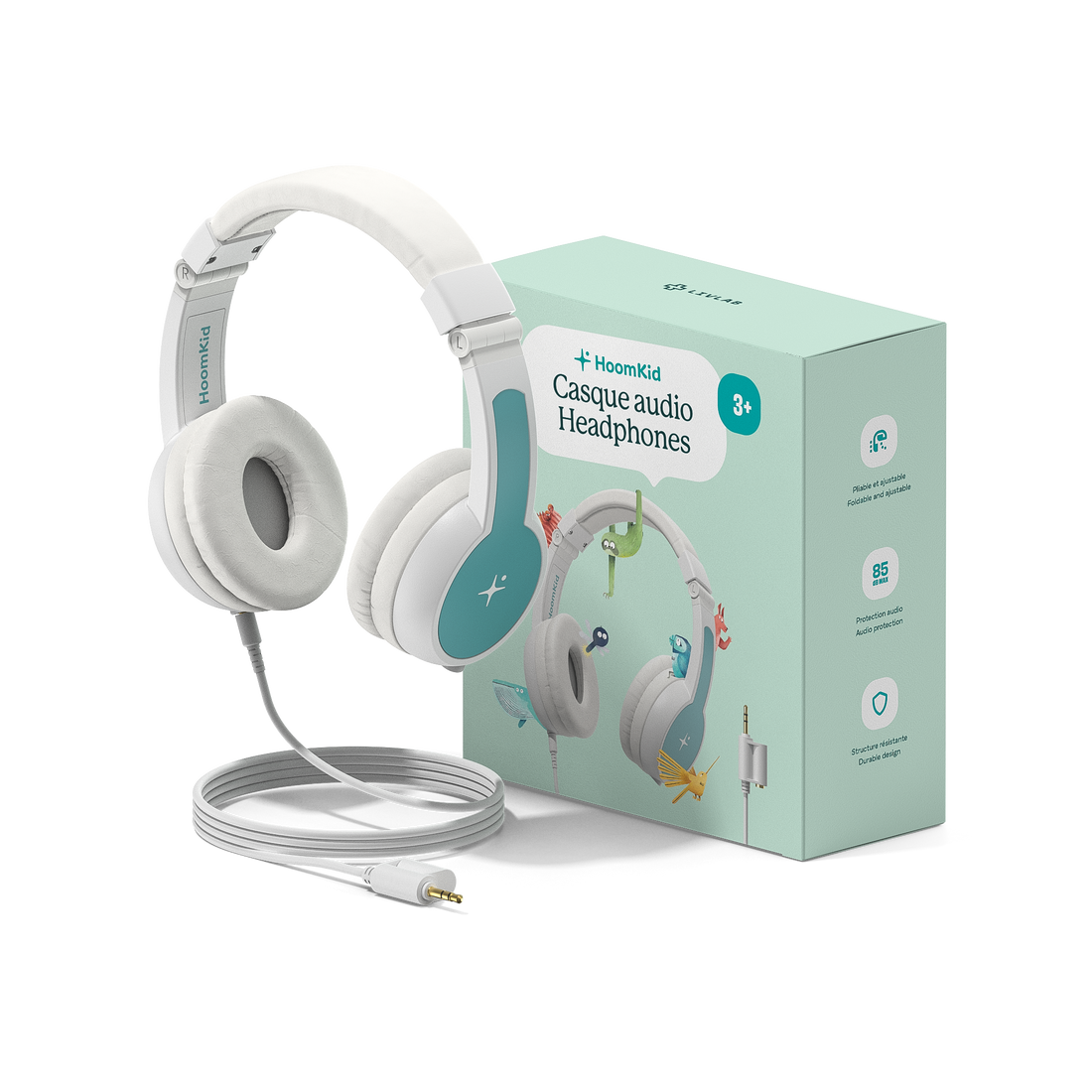 Auriculares HoomKid | Ajustables, Plegables y Personalizables