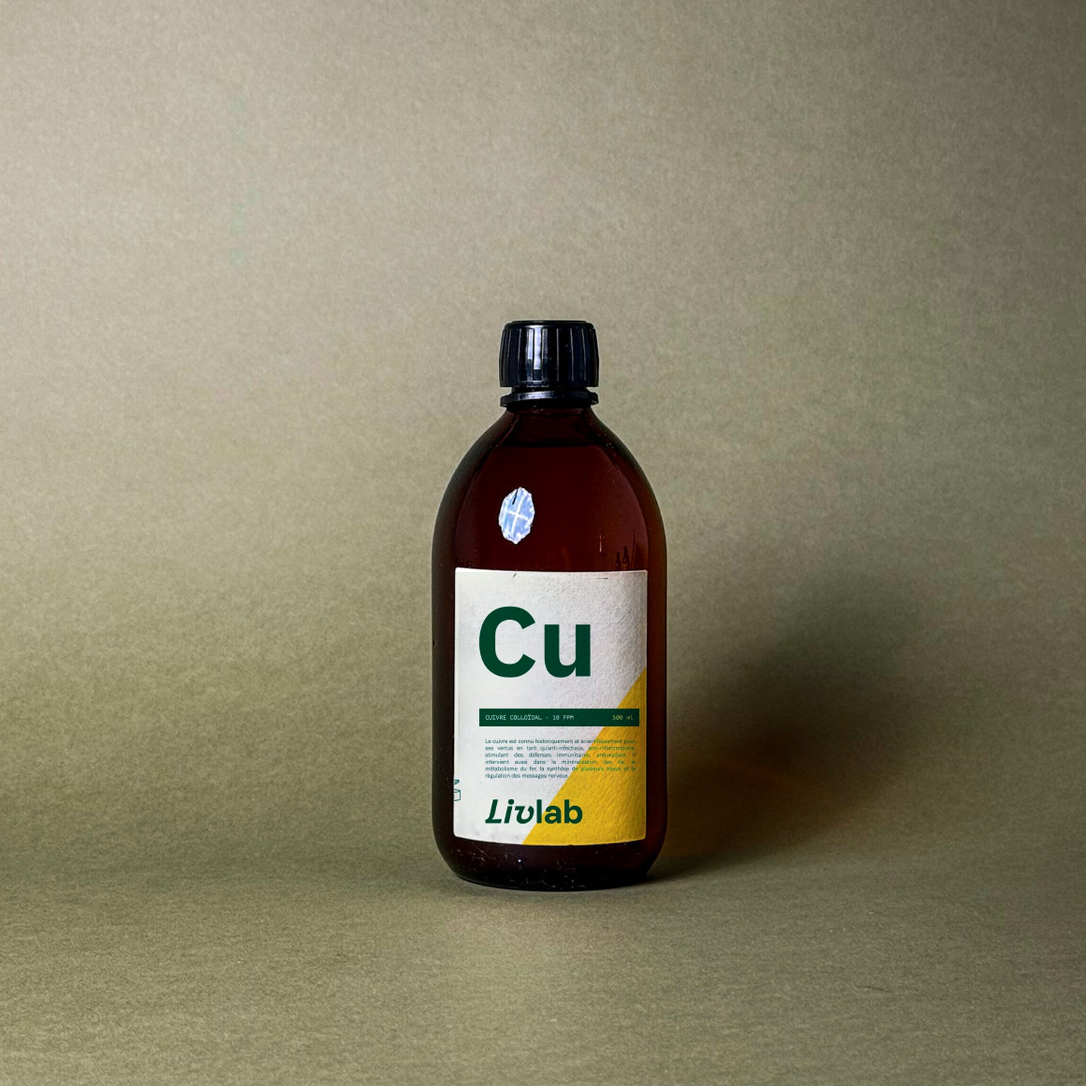 Koper – Colloïdaal 10 PPM – 500 ml