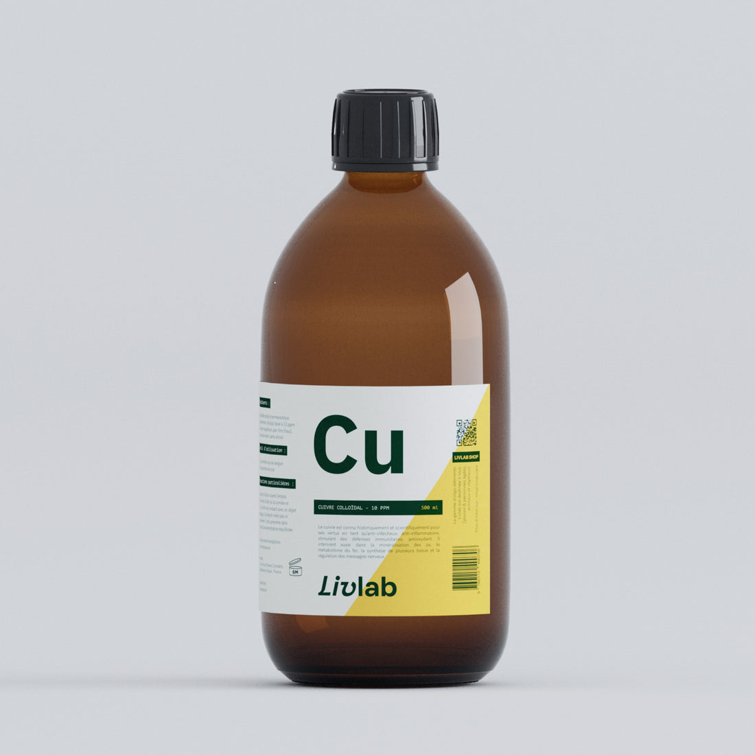 Cuivre – Colloïdal  10 PPM – 500 ml