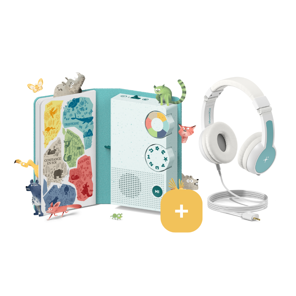 HoomKid | Geschichtenbox Kinder Schlaf &amp; Emotionen 3-10 Jahre