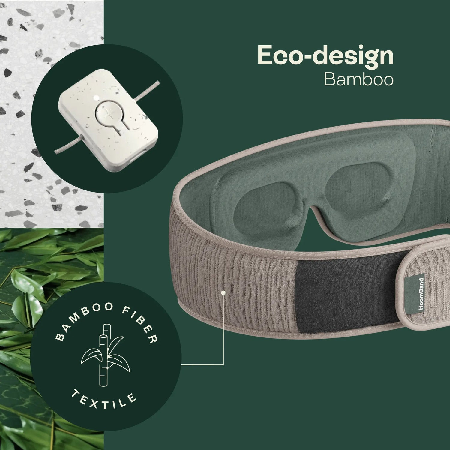 HoomBand Ultimate | Mascarilla de audio para sueño Bluetooth + acceso a la aplicación Livlab