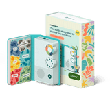 HoomKid Sleep & Emotions Story Box for children ages 3-10, featuring colorful illustrations and engaging design by LIVLAB.