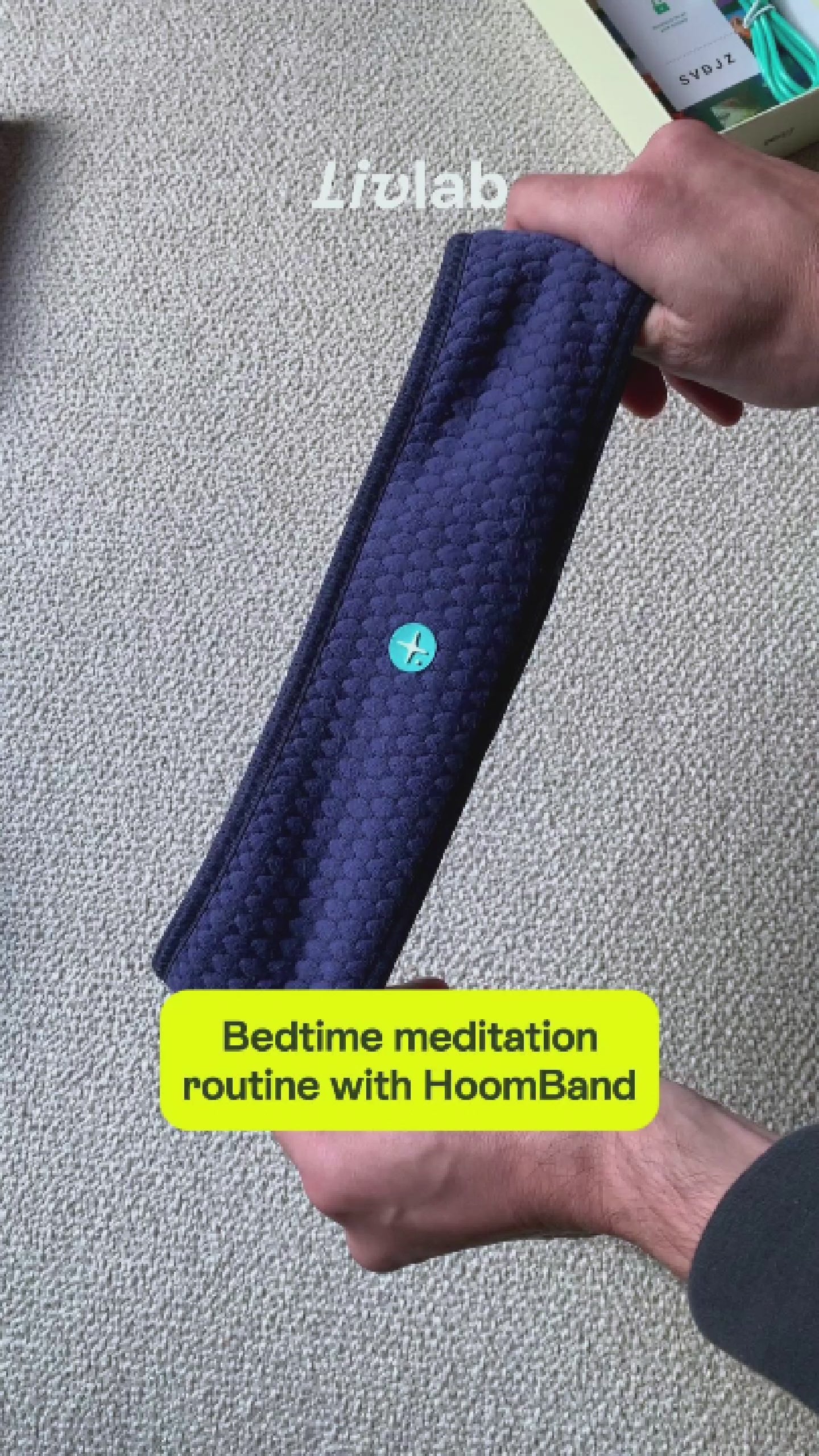 HoomBand | Banda de audio para dormir + acceso a la aplicación Livlab