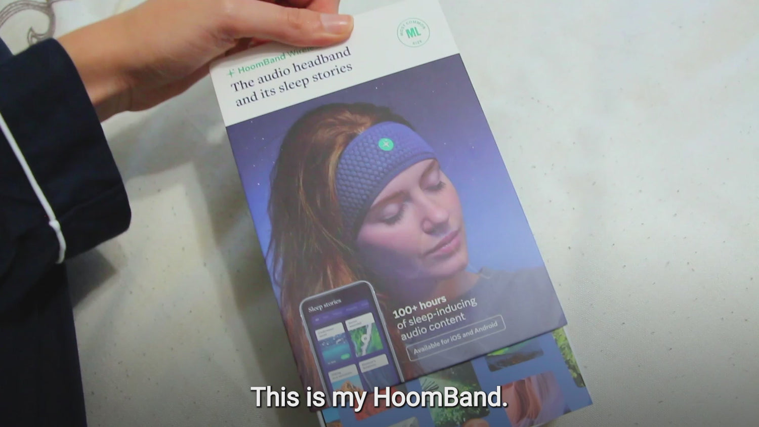 HoomBand | Banda de audio para dormir + acceso a la aplicación Livlab