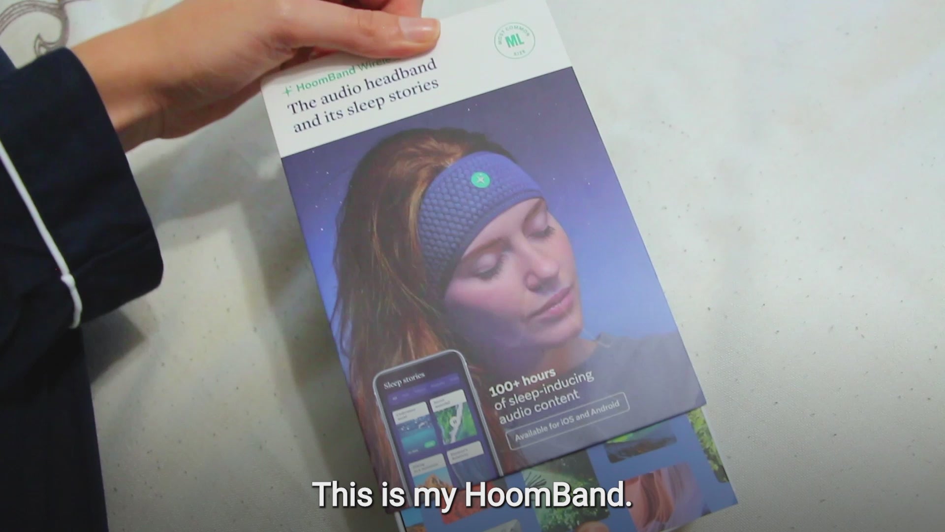 HoomBand | Banda de audio para dormir + acceso a la aplicación Livlab