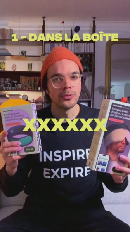 HoomBand | Bandeau audio sommeil + accès application Livlab